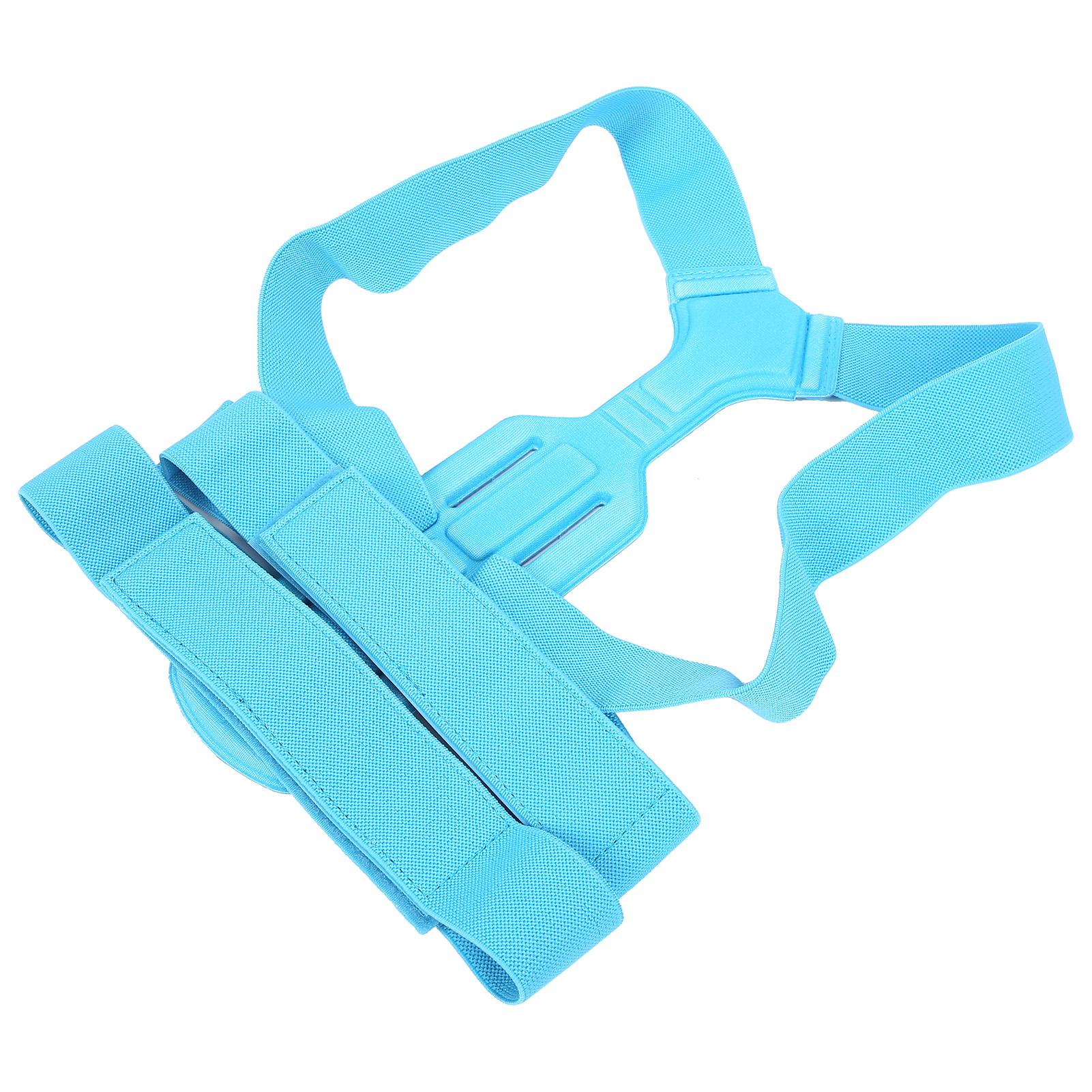 

Корректор осанки Бандаж для верхней части спины Поддержка ключицы Регулируемый Синий Выпрямитель спины для детейL L(for 6.5-9kg)