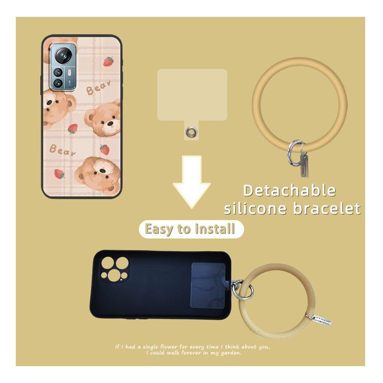 Ring Waterproof Phone Case For Blackview A85 Funny Soft Case Anti-knock Cartoon Back Cover Cute Heat Dissipation Youth