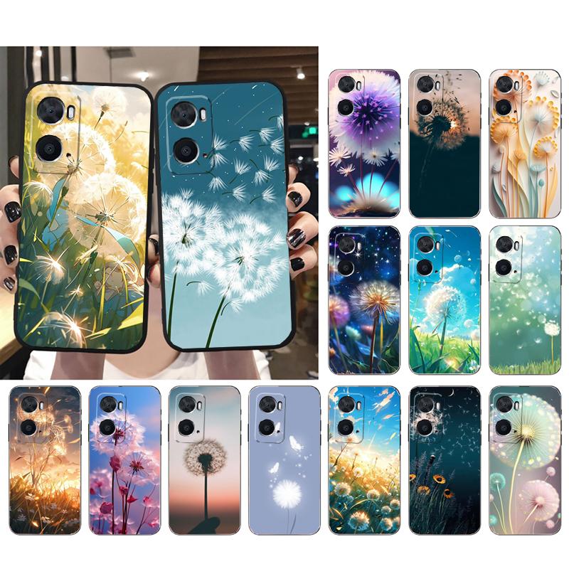 

Чехол для телефона с цветком одуванчика для OPPO A78 A54S A17 A57S A74 A78 A91 A96 A94 Realme GT Master X3SuperZoom Reno 7 10 11 pro