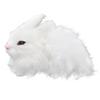 Simulation Bunny Cute Lifelike Stuffed Animal Rabbits Ornament for Baby Children Toddlers