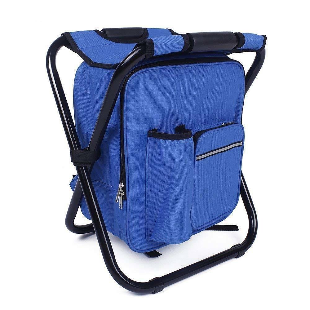Portable Folding Camping Fishing Chair Insulated Picnic Bag Hiking Camouflage Seat Bag