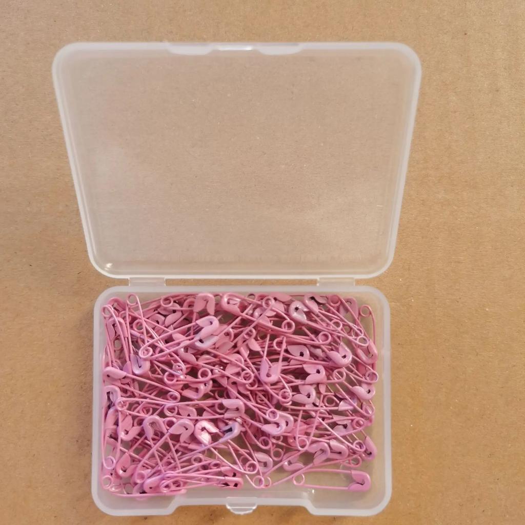 120pcs Safety Pins Colored Safety Pins Metal Safety Pins With Storage Box Small Safety Pins For Clothes Diy Crafts Sewing Home