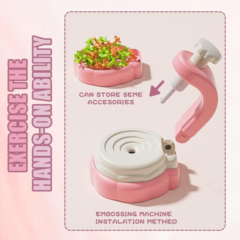 DIY Flower Bouquet Maker - Handmade Simulation Embossing Toy for Girls