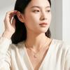 [Puliyunxiang] 2-way Four-leaf Clover Necklace “multiple Designs, Multiple Colors, Night Light Co...