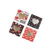 WTEMPO Foldable DIY Valentine's Day Heart-shaped Design Clear Window Gift Boxes Festive Party Mini Gifts Universal Packaging Paper Boxes