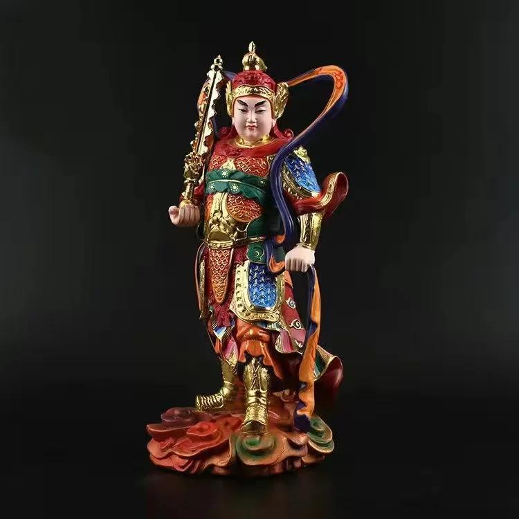 

Sangharama Bodhisattva Resin Painting Buddha Statues Dharma Wealth Guan Yu Sculptures