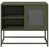 vidaXL TV-Schrank Olivgrün 68x39x60,5 Cm Stahl