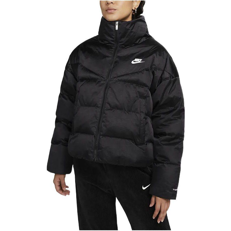 Nike Jackets Women's Black Stand Collar Moderate Other DQ6888-010
