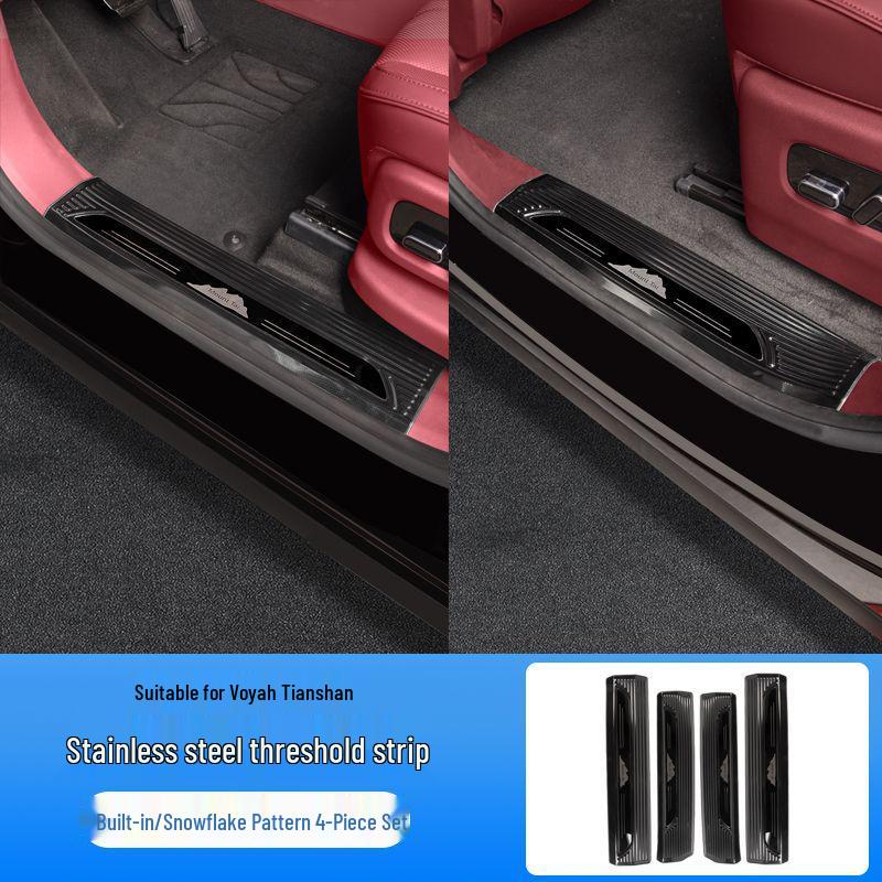 Applicable for Lantu Taishan Car Door Sill Protector Pedal Guard Interior Decoration Accessory.