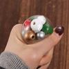 Slow Rebound Cartoon Fidget Toy TPR Noisy Ball Pinch Toy Cute Christmas Squeeze Toys  Children