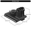 Camera Helmet Mount Base Adapter Portable Helmet Fixed Adapter Lightweight Plastic for Outdoor Sports Camera