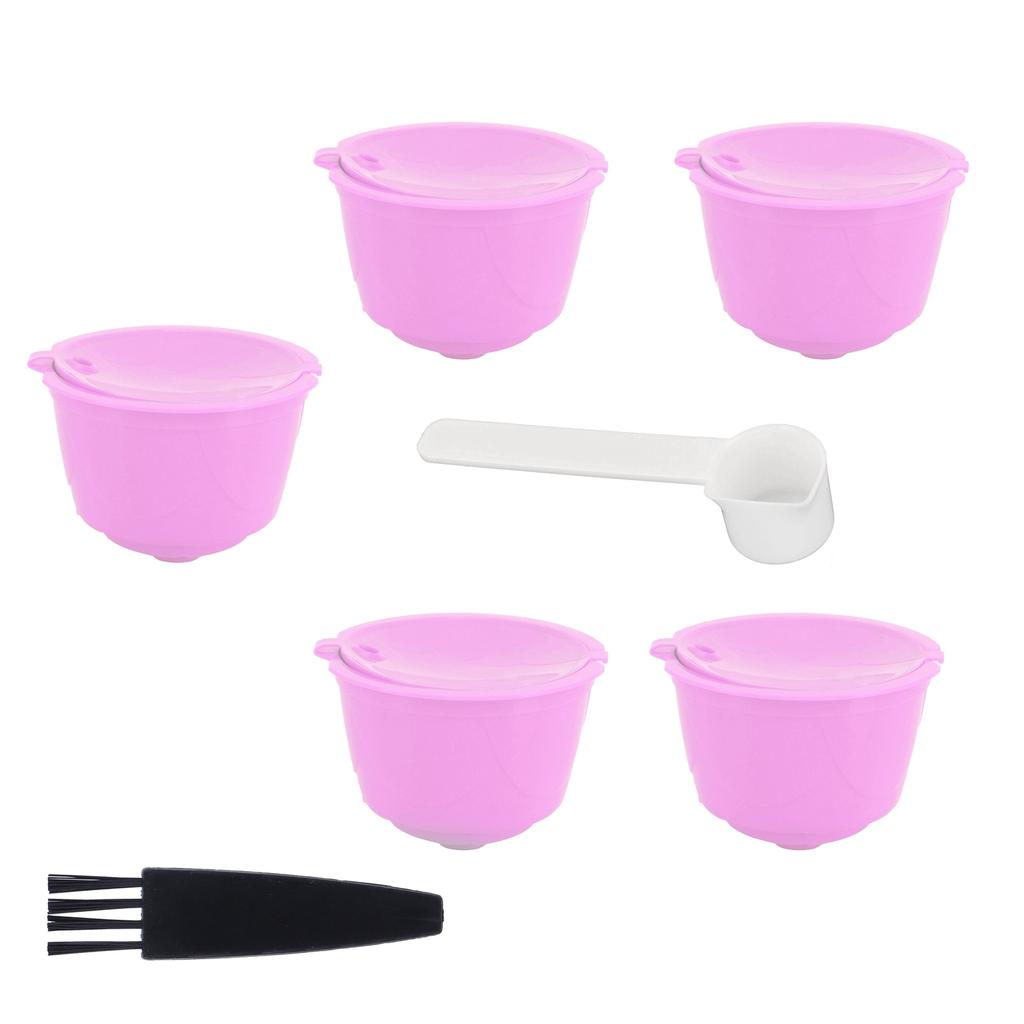 Reusable Capsules Set Refillable Coffee Filter Cup Pod for DOLCE GUSTO Coffee Machine