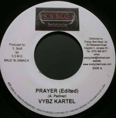 7inch Record VYBZ KARTEL - Prayer NONE S.S.M.G. 2006 Jamaica Reggae, Ska & Dub Used