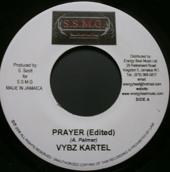 

7inch Record VYBZ KARTEL - Prayer NONE S.S.M.G. 2006 Jamaica Reggae, Ska & Dub Used