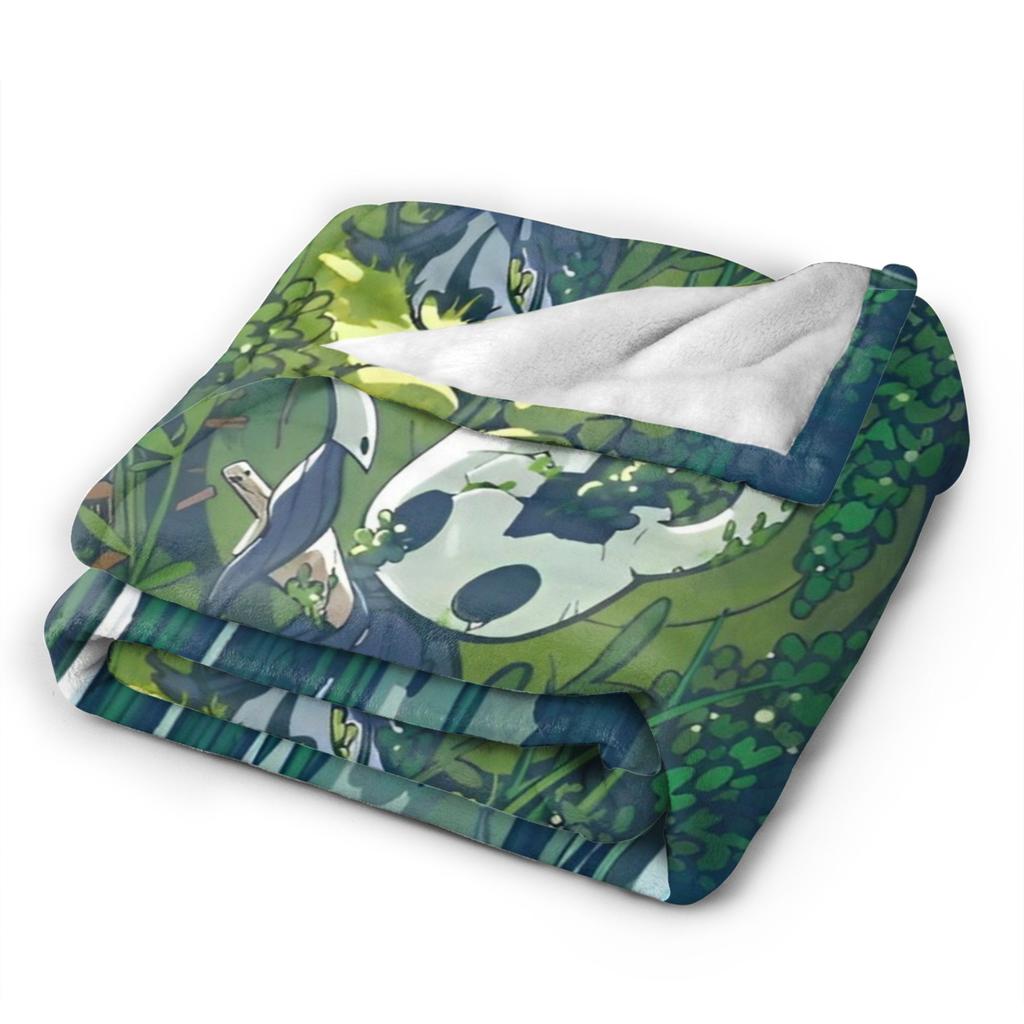 Hollow Knight Blanket Flannel Games Action Ultra-Soft Throw Blanket for Bedding Couch Bed Rug