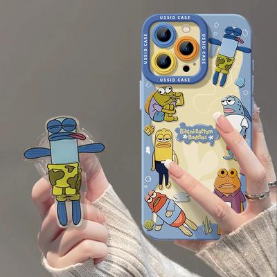 Beechburg Apfel Handyhülle 17 Pro Neues iPhone 15 Max Silikon Air mit 14 Ständer 16 Cartoon Hülle