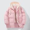 Herren Winterjacke Neue Fake Zweiteilige Baumwolljacke Herren Verdickte Baumwolljacke Herren Vielseitige Lockere Baumwolljacke Winterjacke