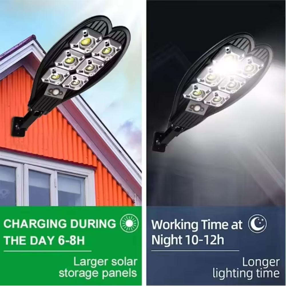 6000 Lumens Latest Outdoor Solar LED Light 3 Modes Outdoor Solar Lamp Motion Sensor Waterproof Solar Garden Street Lamp