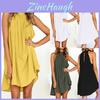 Elegante Abito Estivo da Donna per le Vacanze, Irregolare, Senza Maniche, da Spiaggia e da Festa, per uno Stile e un Comfort Senza Sforzo