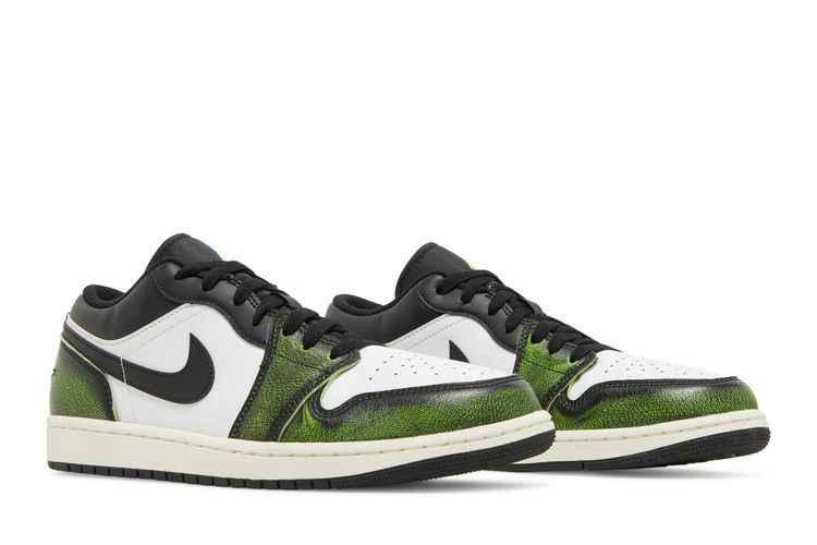 Men's Sneakers Nike Jordan 1 Low Wear Away Electric Green Black/Electric Green