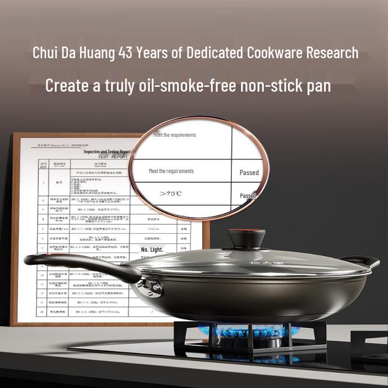 Cooker King 32cm Non-stick Smokeless Wok