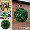 For Leaf Effect Plastic Topiary Ball for Indoor Outdoor Garden Decoration