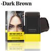 Bâton de coloration capillaire 2 en 1 avec peigne Noir Marron Café Longue durée Temporaire Coloration capillaire Couvre les cheveux blancs Stylo pour la ligne des cheveux Lavable