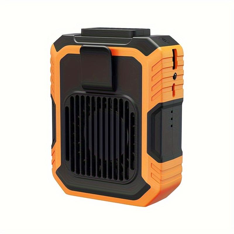 

Портативный вентилятор 3 в 1 с внешним аккумулятором — зарядка через USB, аккумулятор емкостью 5000 мАч, носимая конструкция для ношения на шее и поясе, подходит для использования на открытом воздухе и дома