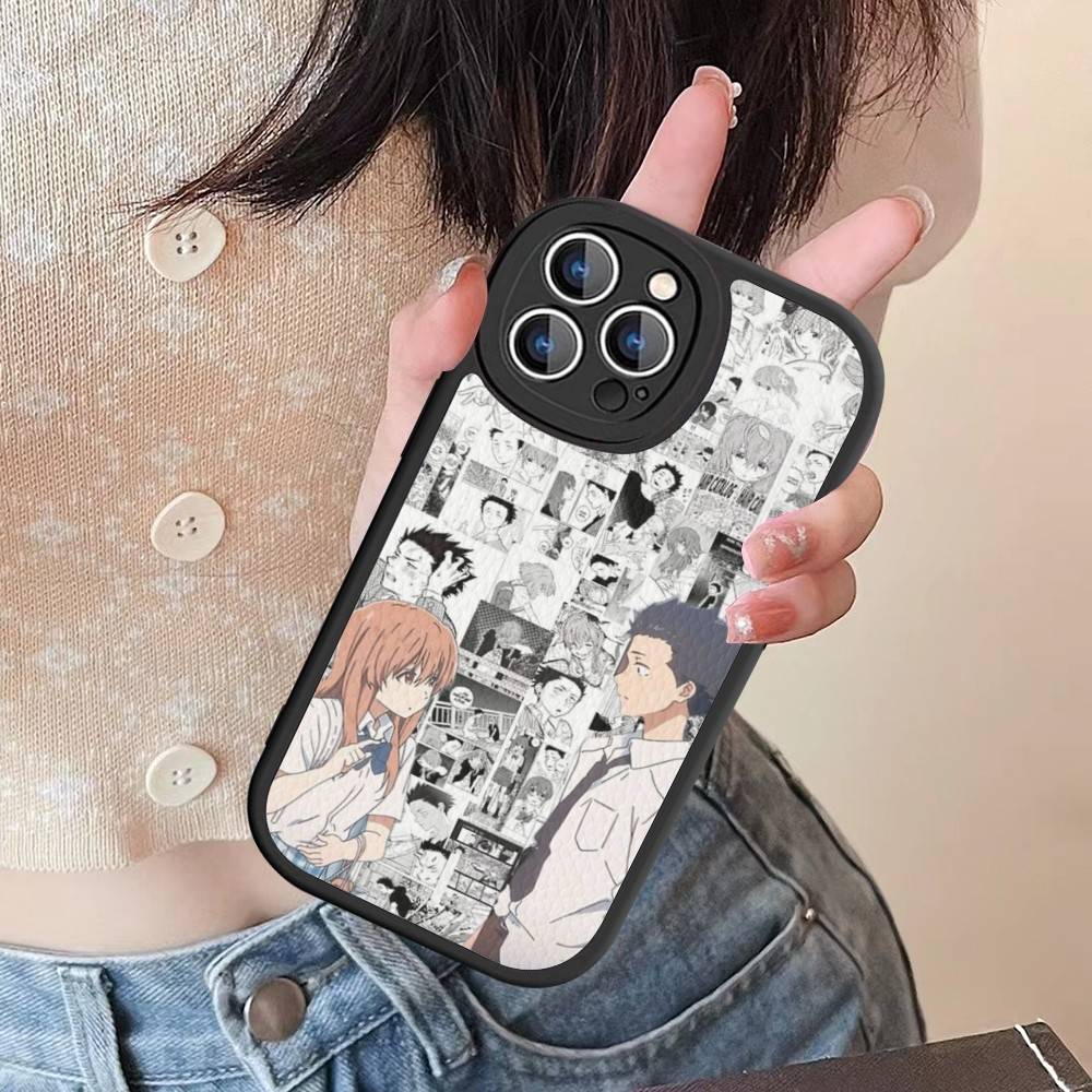 Anime A Silent Voice Phone Case For IPhone 16 15 14 13 12 11 Pro Max Plus Shockproof Leather Cover