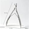 Premium Russian-Style Stainless Steel Cuticle Nippers with Double Spring and Pointed Tip for Precision Hangnail and Dead Skin Removal