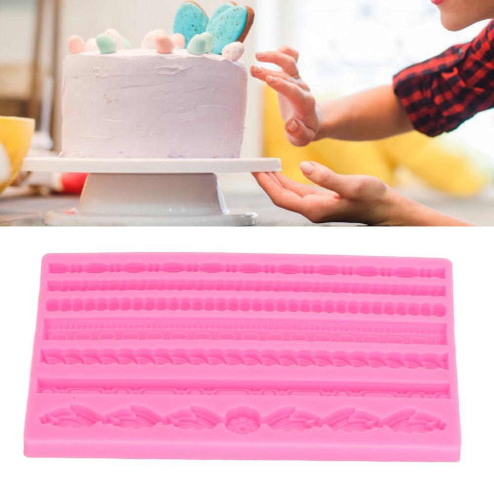 Geprägtes Muster Hanfseil Form Silikon Spitze Kette Form Flexible Ton Form Ton Harz DIY