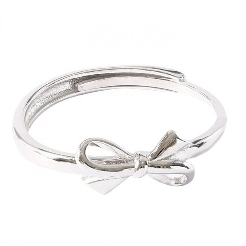 Adjustable Open Ring Women Vintage Butterfly Knot Minimalist Boho Chic Plated Statement Jewelry