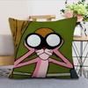 Cushion P-Pink Cover Soft Comfortable Pillow Case For Sofa Living Room Cartoon Panthers Home Office Decor Protective Covers