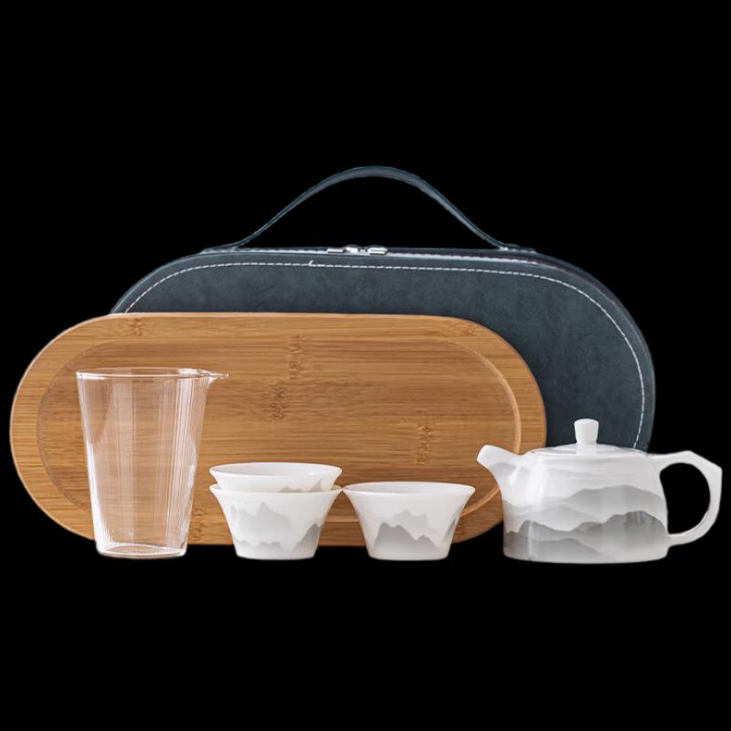 Portable Chinese Ceramic Travel Tea Set