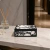 Jewelry Storage Box Rectangular Organizer Compact for Bedside Table