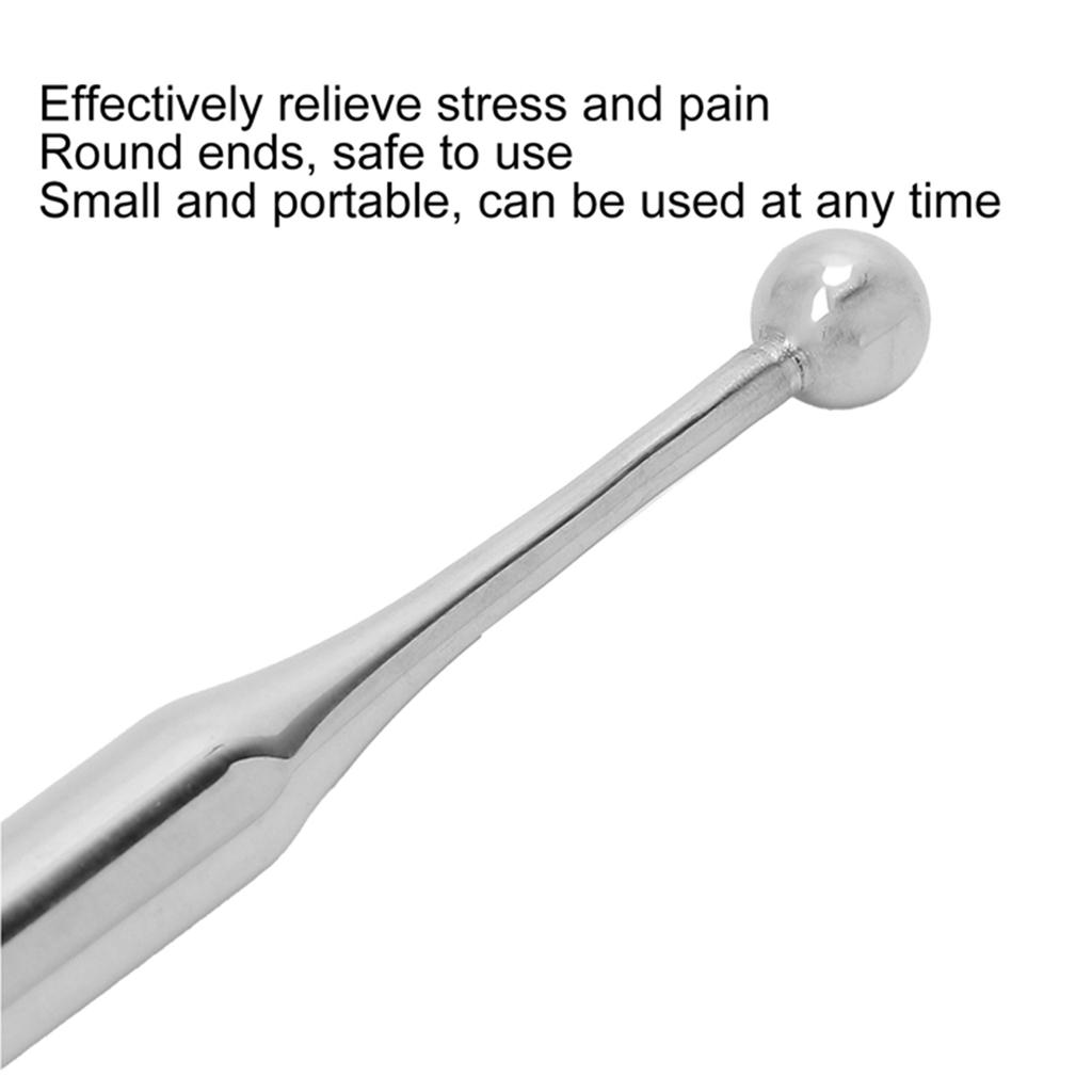 Dual Head Ear Acupuncture Body Point Probe Stainless Steel Portable Massage Tool