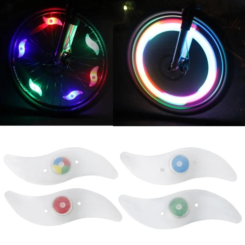Colorful LED Bike Wheel Light, Waterproof Easy Install Bicycles Wheel Spoke LED Lights with 3 Modes for Bicycle