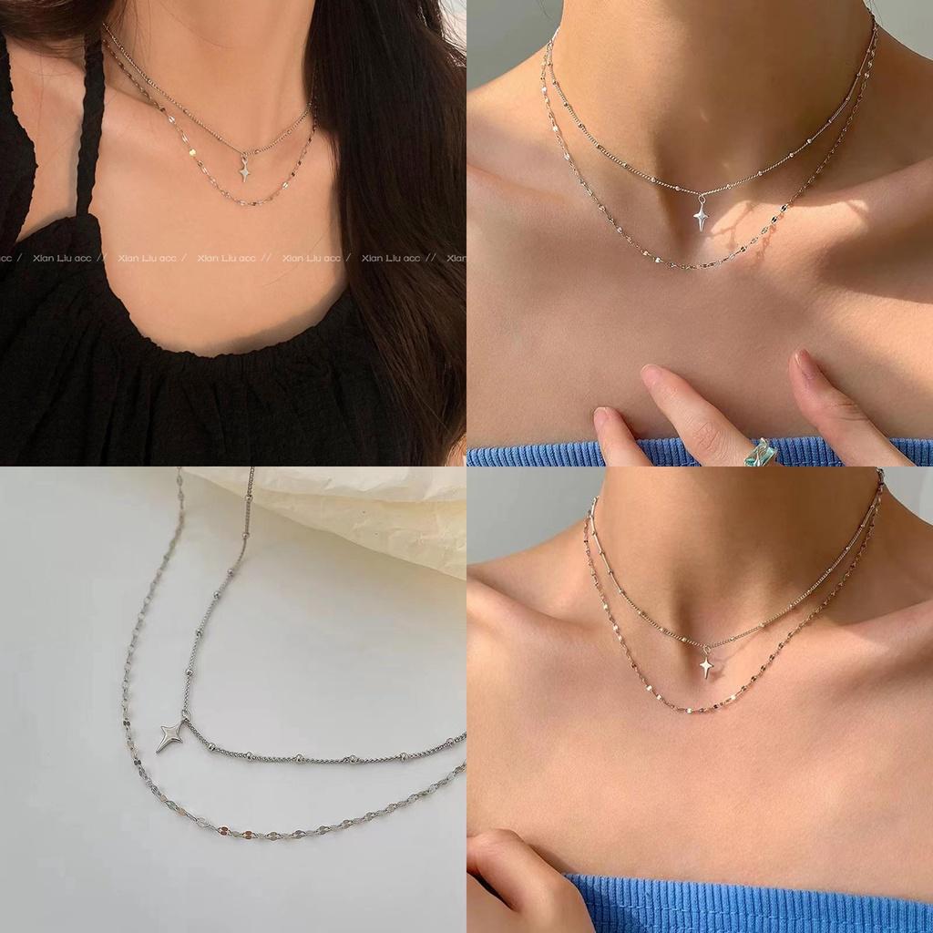 2022 New Arrival European And American Titanium Steel Necklace For Women Cool And Minimalist Lock Clavicle Chain