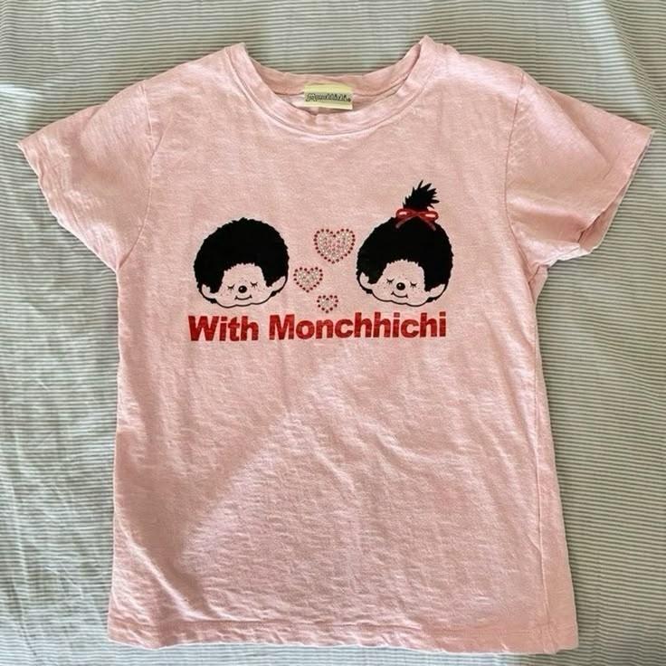 Monchhichi Cartoon Retro Unisex T-shirt S-5XL Unisex T-Shirt XL