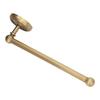 Bathroom Towel Rack Vintage Copper Single Rod Twisted Pattern Towel Bar for Hotel Home Kitchen