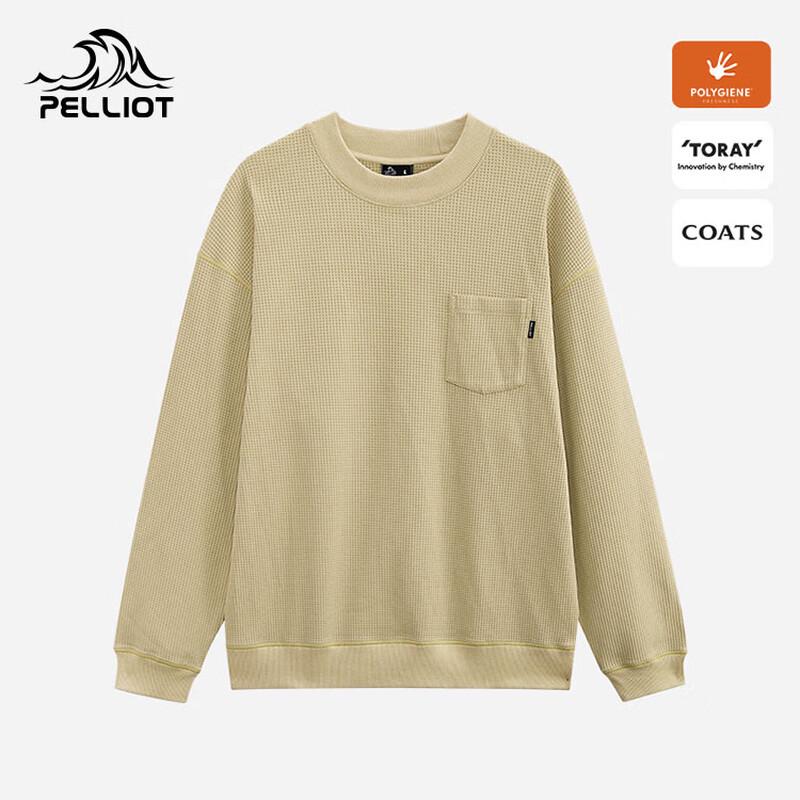 Pelliot Unisex Mountain Series Waffle Knit Long-Sleeve Sweatshirt