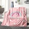 Rainbow Home Custom Blankets Soft Cozy Lightweight Allseason Blanket For Picnics Sofas Offices Beds Living Rooms Suitable As Gifts For Friends'