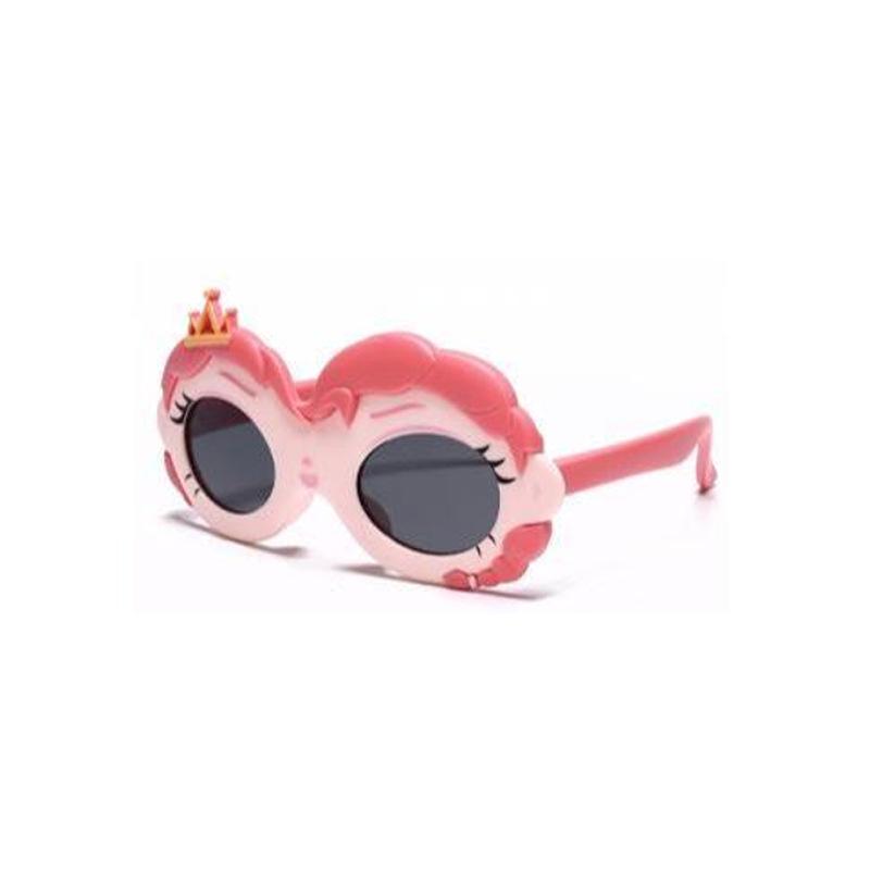 New Polarized Silicone Sunglasses for Kids - Cute Cartoon Design with UV Protection, Ideal for Outdoor Travel and Photography.