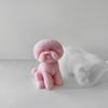DIY Teddy Pet Dog Silicone Mold Handmade Aroma Candle Plaster Resin Puppy Ornament Molds Soy Wax Candle Making Supplies