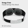 Zero Eye Pressure Sleep Mask Blackout Blocking Eye Patch Perfect For Sleep Blindfold  Meditation