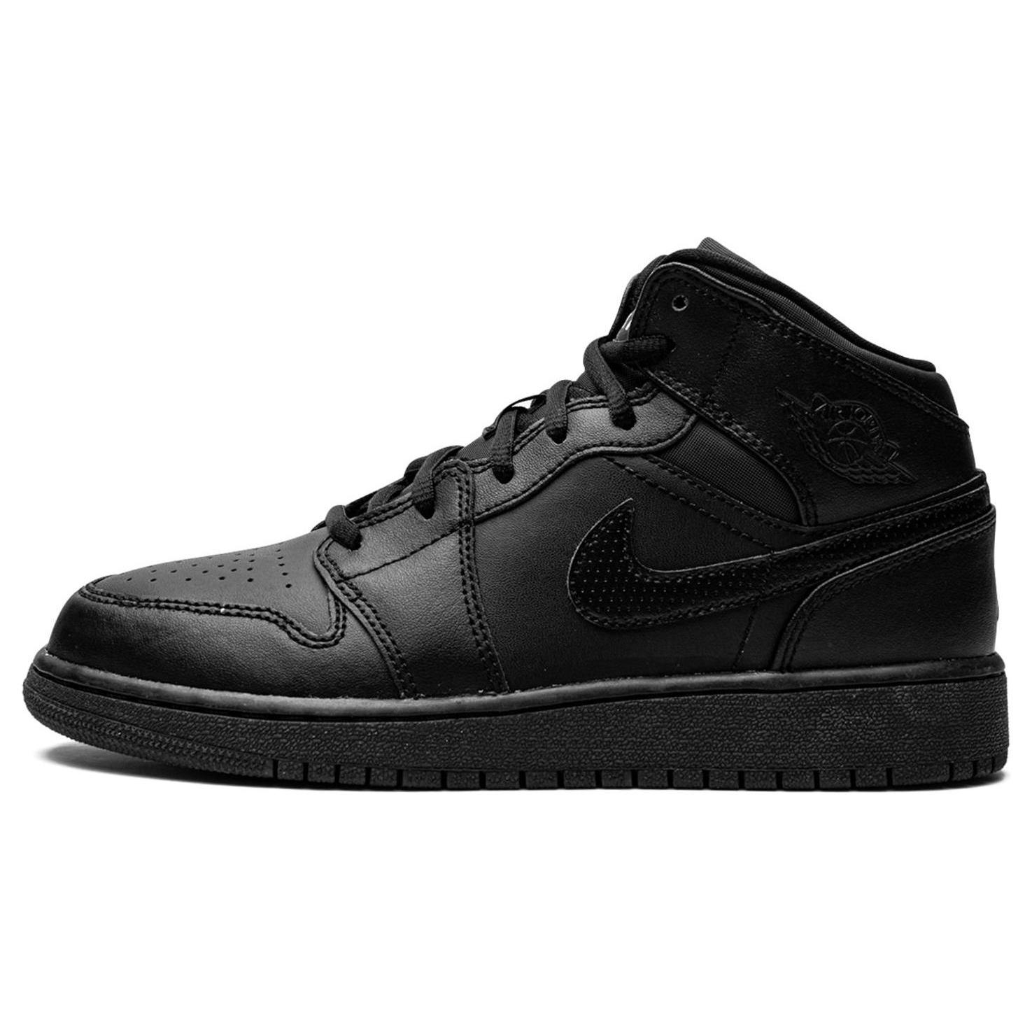 

Новые Jordan 1 Retro Mid GS Черные 554725-044 35.5