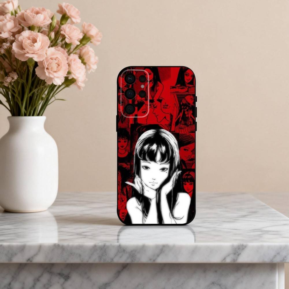 Movie H-Horror T-Tomie-E Phone Case For Samsung S25,24,23,22,30,21,10,9,Ultra,Plus,Lite,FE,4,5 G Soft Black Case