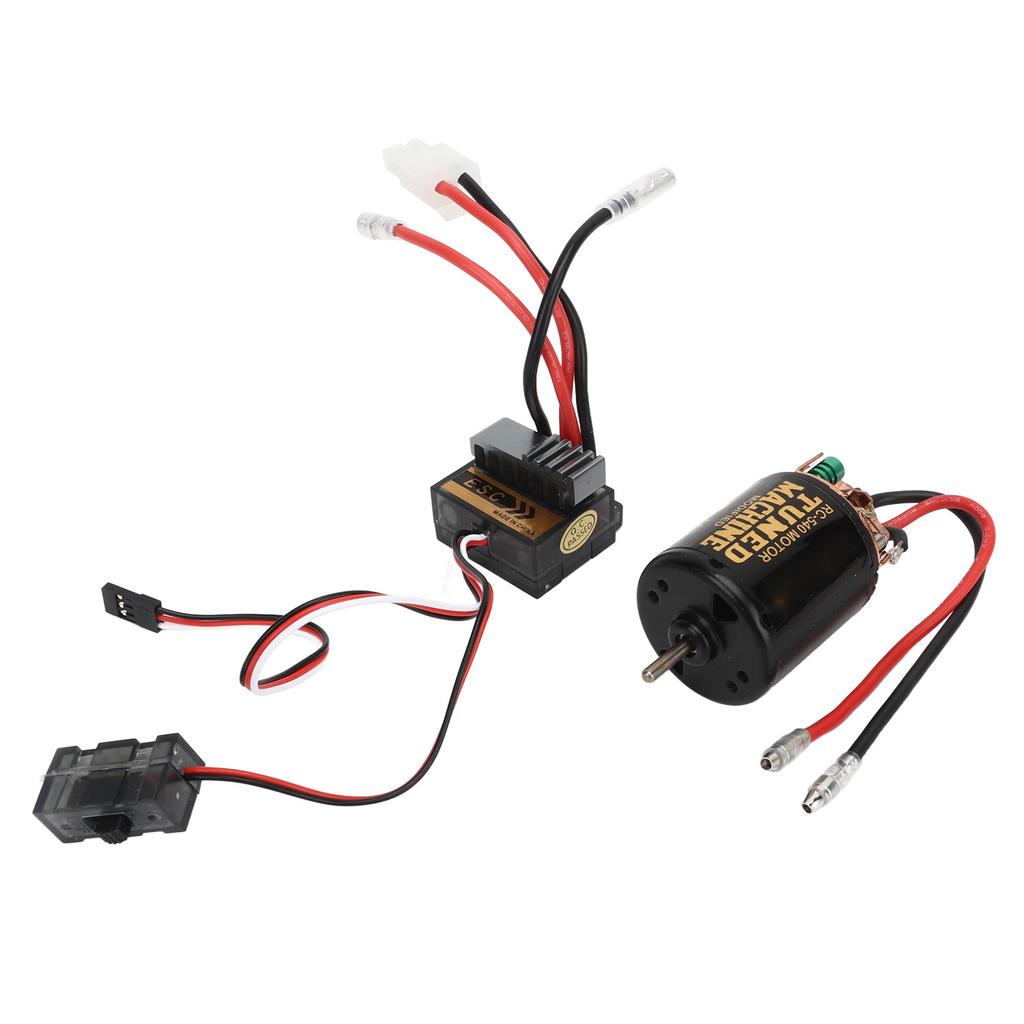 RC Brushed Motor ESC Kit External Carbon Brush Waterproof 540 Brush Motor 320A ESC with for Tamiya