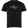 Letter Logo Slim Fit Short Sleeve Round Neck T-Shirt Men Tops Black 00040EM286-UB1