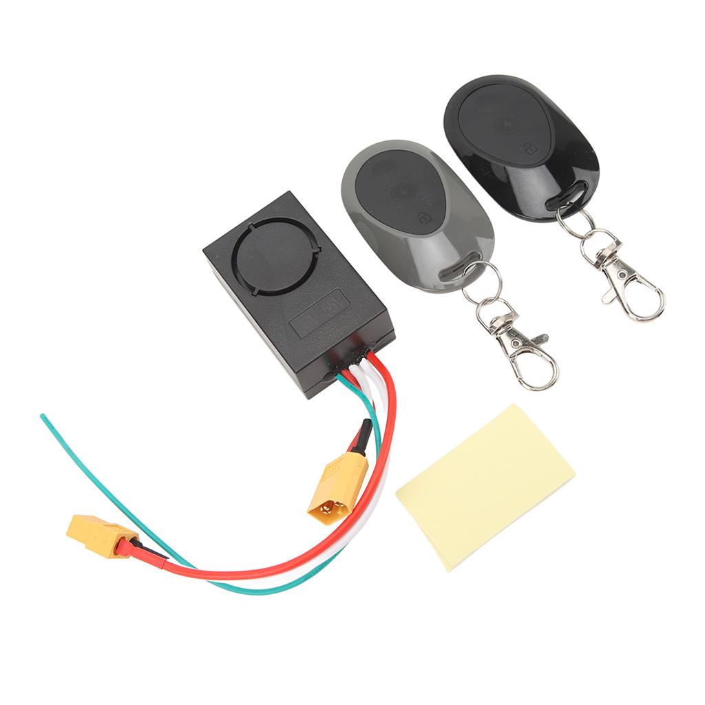 115dB Anti Theft Alarm for NINEBOT MAX G30 Electric Scooter Electric Bike Alarm with 2 Remote Control for 36‑55V XT60